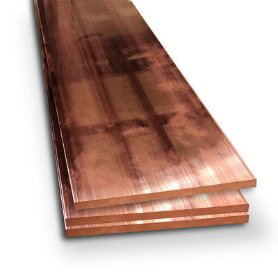 260 Placa de cobre de latão com 195MPa Resistência máxima e largura variando de 20-2500mm