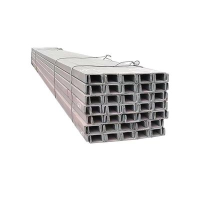 S235JR Canal de aço carbono para engenharia de parede de cortina perfurada e mais