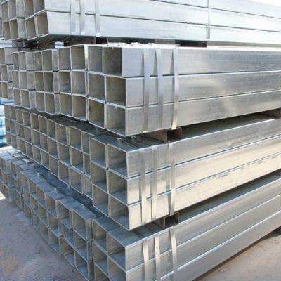 Resistência à corrosão superior 0,12 mm-6 mm espessura tubo e tubo de aço galvanizado quadrado a quente com certificado ROHS