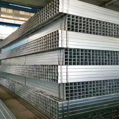Resistência à corrosão superior 0,12 mm-6 mm espessura tubo e tubo de aço galvanizado quadrado a quente com certificado ROHS