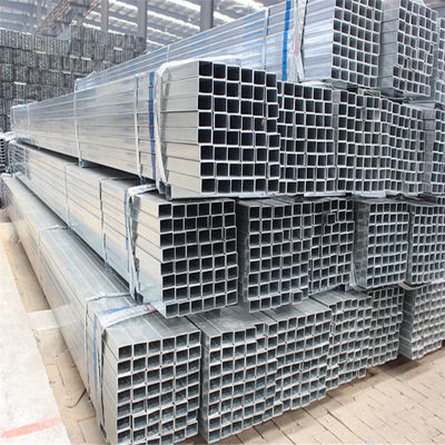 Resistência à corrosão superior 0,12 mm-6 mm espessura tubo e tubo de aço galvanizado quadrado a quente com certificado ROHS