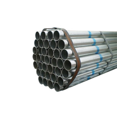Testes rigorosos de tubos redondos de aço galvanizado de spangle regular com garantia e ligeiramente oleado