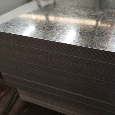 Large Inventory Dx51d Dx52d Dx53d Chapa de aço galvanizado com superfície ligeiramente oleada e tolerância ± 1%