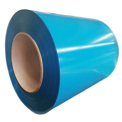 Material de garantia bobinas PPGI bobinas de aço revestidas de cor RAL9002/9006 com largura 600-1250 mm e revestimento Z121-Z180