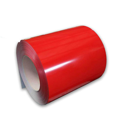 0.6mm PPGI bobina de aço revestida por cor com tolerância ± 1% Serviço de processamento de perfuração e cores mais populares