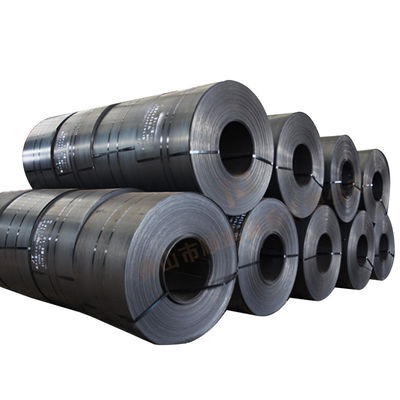 Técnica de laminagem a quente Q195 Q215 Q235 Q255 Q275 Q355 Ss400 Bobinas e chapas de aço carbono com largura exigida