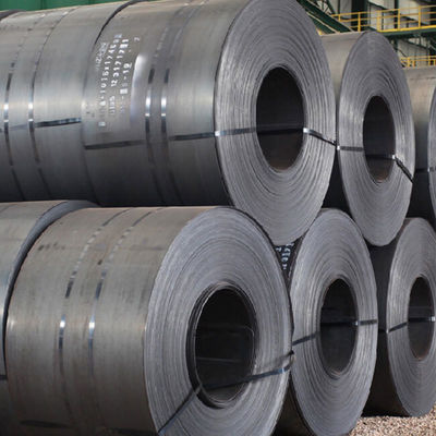Técnica de laminagem a quente Q195 Q215 Q235 Q255 Q275 Q355 Ss400 Bobinas e chapas de aço carbono com largura exigida