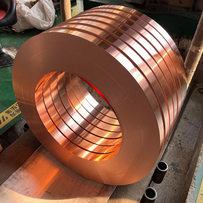 Faixa e bobina de cobre não ligado 1 mm-2500 mm Largura para aplicações versáteis