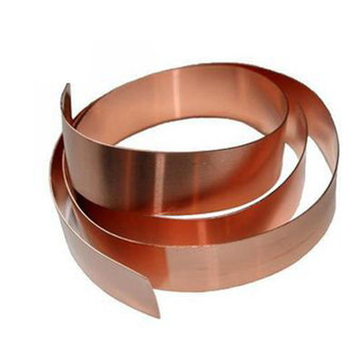 Bobina de tira de cobre com largura personalizável para atender às exigências do cliente