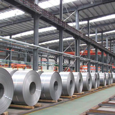 Grande inventário de bobinas de aço inoxidável para aplicações industriais