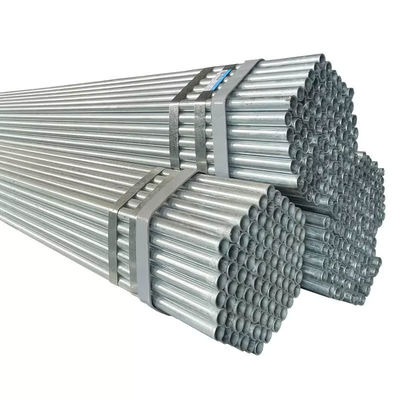Técnica laminado a frio baseado em Spangle GI Regular Galvanizado sem costura tubo de aço redondo ASTM para garantia