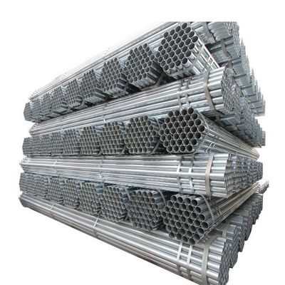 Teste rigoroso de tubos de aço galvanizado com serviço de processamento de dobra e passagem de pele