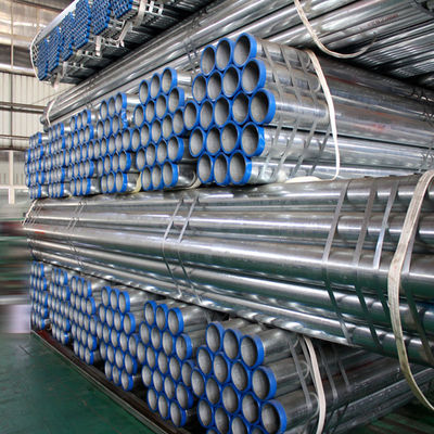 Teste rigoroso de tubos de aço galvanizado com serviço de processamento de dobra e passagem de pele