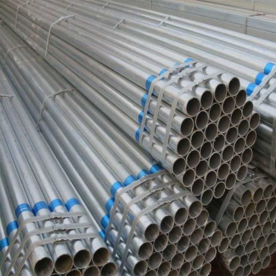 Teste rigoroso de tubos de aço galvanizado com serviço de processamento de dobra e passagem de pele