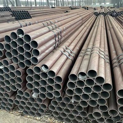 Serviço de processamento de corte Q195 Q215 Q235 SS400 S235 en8 Tubo sem costura de aço carbono com norma ASTM