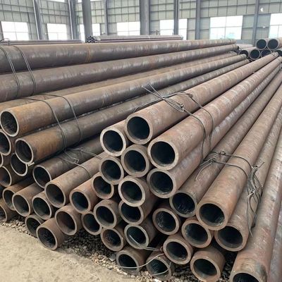 Processamento não oleado OEM Custom Q195 Q215 Q235 SS400 S235 astm 4130 tubo sem costura de aço carbono com perfurado Não oleado