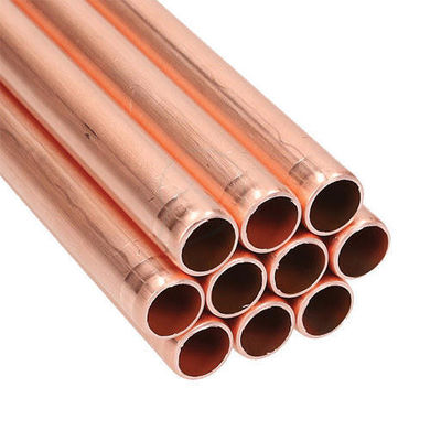 Tubos de cobre de 100 mm de diâmetro com serviço de processamento por perfuração de qualidade C1100 C1200