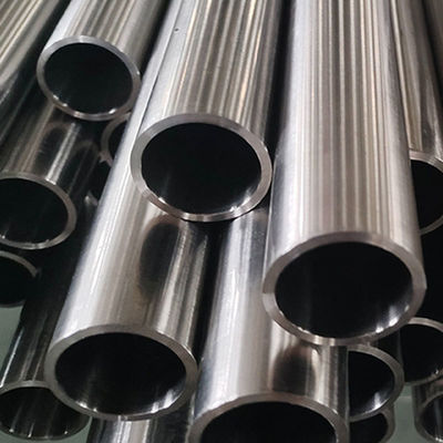 Tubos de aço inoxidável de secção redonda para serviço de processamento de descolagem em 201 304 304L 316 316L 410 430 Materiais