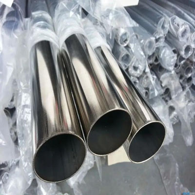 JIS AISI ASTM GB DIN EN bs Standard OEM Custom 201 304 304L 316 316L 410 430 Produtos de tubos redondos de aço inoxidável