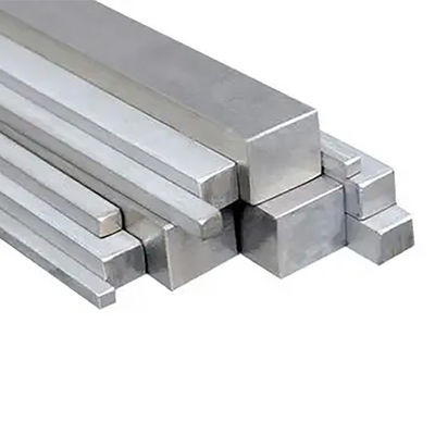 Barras quadradas de aço inoxidável de 10 mm da série 200 300 400 500 600 com tolerância ± 1% e padrão ASTM