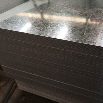 Placas galvanizadas de rolos de chapa de aço galvanizado Dx51d Dx52d Dx53d com tipo de espangueira regular e serviço de processamento de descolagem