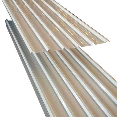 Material de garantia Z41-Z60 Serviço de processamento de dobra revestido Chapa de aço ondulado com capacidade de dobra