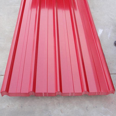 Material de garantia Z41-Z60 Serviço de processamento de dobra revestido Chapa de aço ondulado com capacidade de dobra