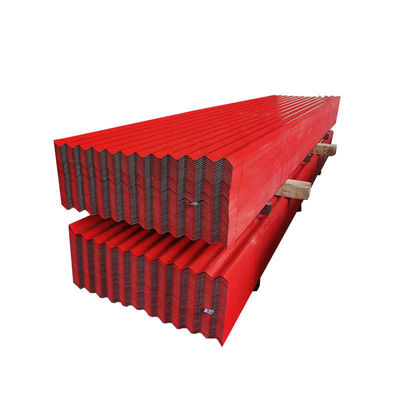 1800-2000mm comprimento 0,4mm 24 Gauge chapa de telhado de aço ondulado com garantia e tolerância de ± 1%