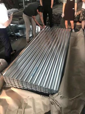 Quente demanda regular Spangle galvanizado chapa de telhado de ferro com largura e tamanhos personalizados 600-1250mm