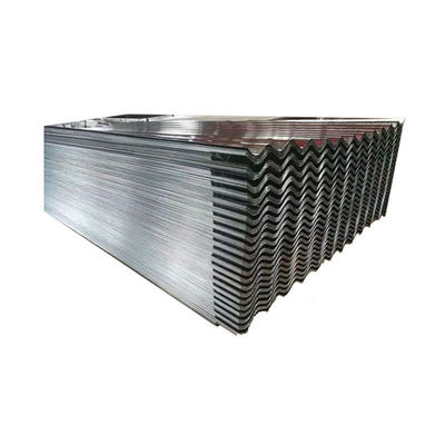 Folha de telhado galvanizado de 28 gauges personalizada em vários tamanhos com largura 600-1250mm e comprimento 3601-3660mm