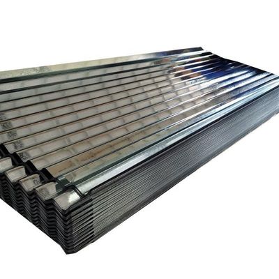 Fabricação de chapas de telhado de metal galvanizado e corrugado de espangular regular com serviço de processamento por perfuração