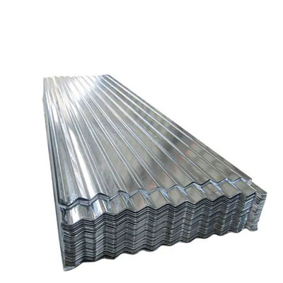 Certificação de testes rigorosos Folha de telhado de metal galvanizado de aço ondulado com revestimento de grau DX51D e Z61-Z90