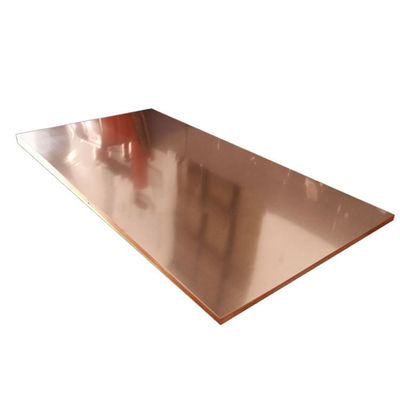 Placa de cobre barata para a indústria de decoração Pedido mínimo de 1 tonelada 20mmx20mm Tamanho alongamento ≥ % 30