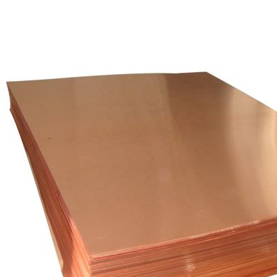 Placa de cobre de latão não ligado Largura 50 mm-2500 mm Resistente à erosão