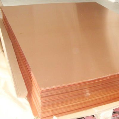 Placa de cobre de alto desempenho C1100 1 mm com serviço de processamento avançado