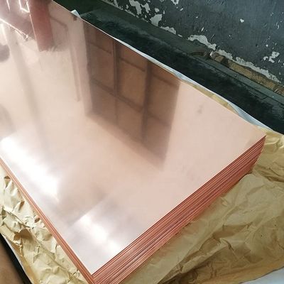 Placa de cobre de alto desempenho C1100 1 mm com serviço de processamento avançado