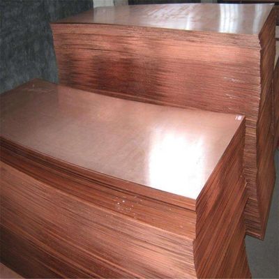20~2500 mm Placa de cobre puro para indústria de decoração de cobre de qualidade