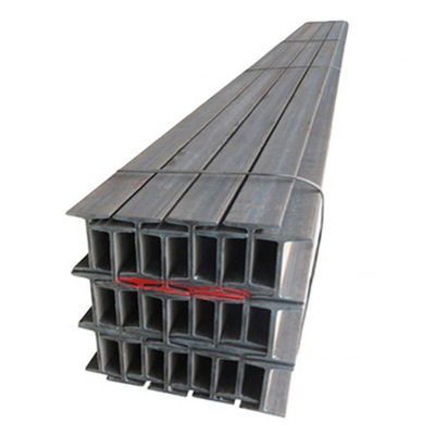 Q235B Q345B Q420C Q460C SS400 vigas H de aço com espessura de flange e espessura de teia ajustáveis, adaptadas às necessidades do cliente