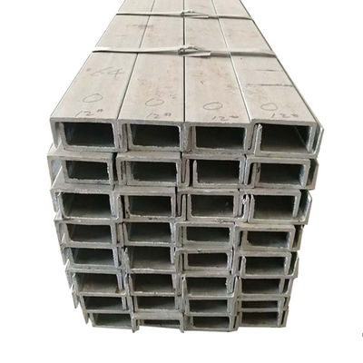 Canal de aço americano C6 x 8.2 para engenharia de parede de cortina e material de liga incluído