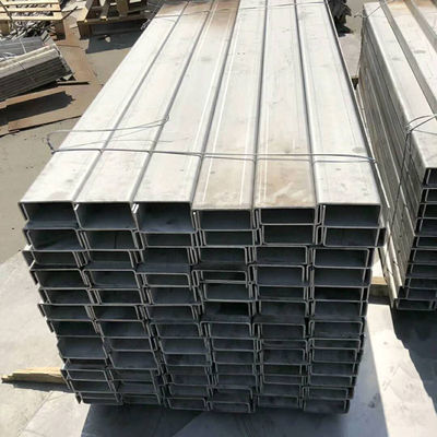 Canais de aço galvanizados em forma de canal C com serviço de corte oferecido pelos fornecedores