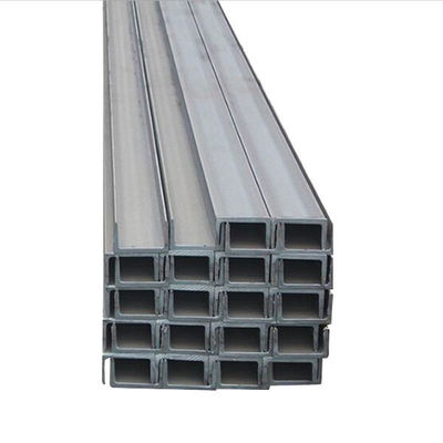 Canal de aço inoxidável em forma de U JIS ASTM GB BS EN DIN Standard
