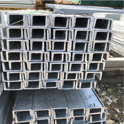 Aço estrutural laminado a quente de secção C do canal para engenharia de paredes de cortina e aplicações estruturais